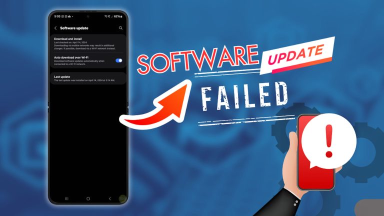 fix galaxy z flip 5 software updated failed error troubleshooting guide