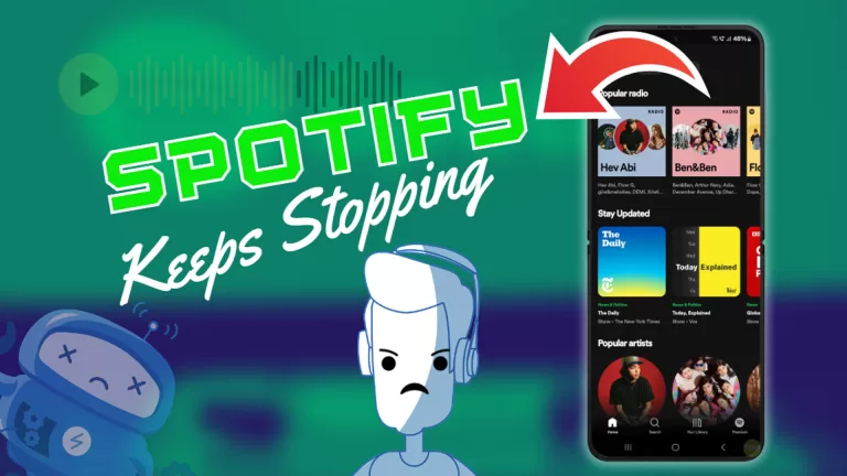 Why Does Spotify Keep Stopping on My Galaxy Z Flip 5 and How to Fix It?