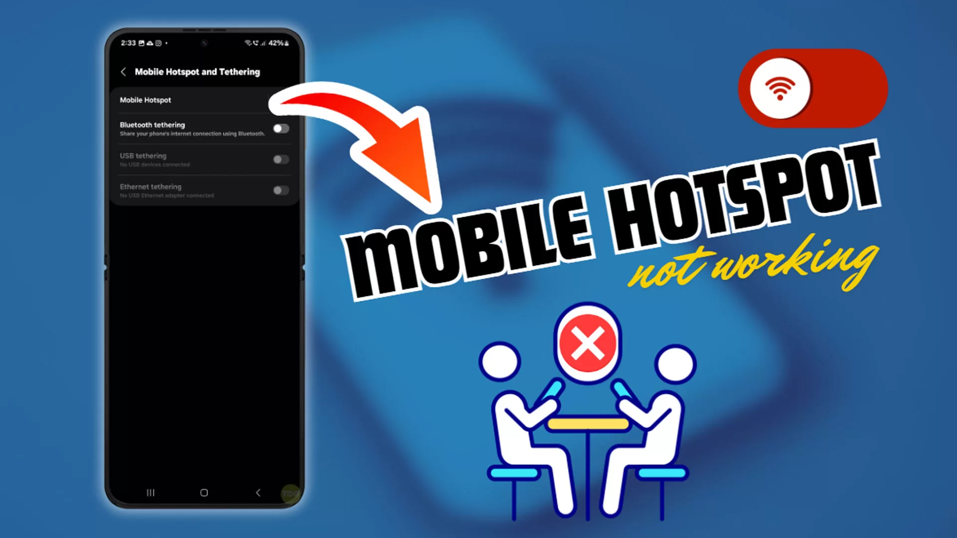 Galaxy Z Flip 5 Mobile Hotspot Error Cannot Share Connection