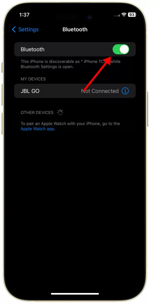 fix iPhone 15 Bluetooth pairing problems 2