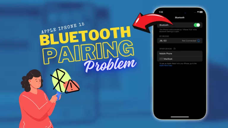fix iPhone 15 Bluetooth pairing problems troubleshooting guide
