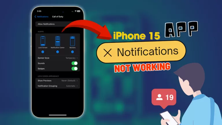 fix iphone 15 app notifications not working troubleshooting guide