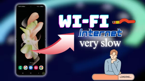 galaxy z flip 5 wifi internet connection very slow troubleshooting guide