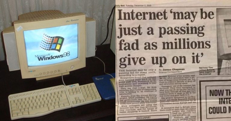 Newspaper Article from 2000 Predicts the “Internet May be Just a Passing Fad” – How Wrong They Were!