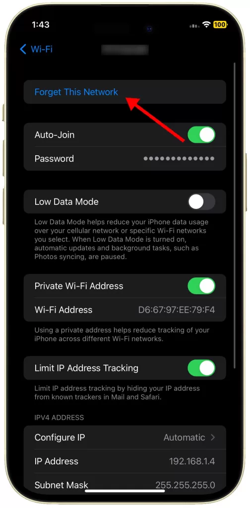 troubleshooting iPhone 15 wont connect to wi fi network 2