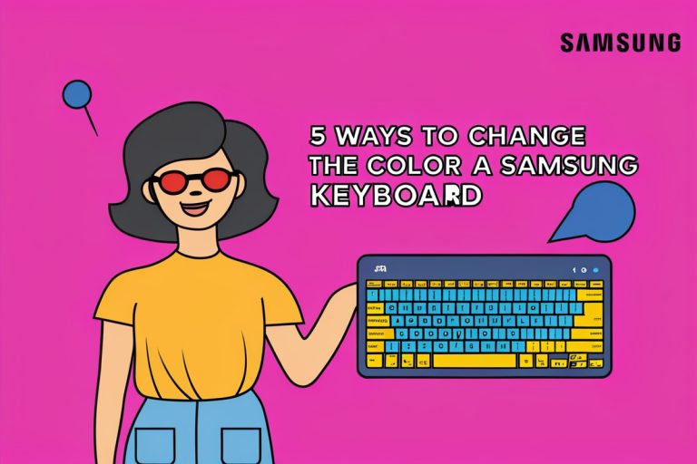 5 Ways to Change the Color of a Samsung Keyboard