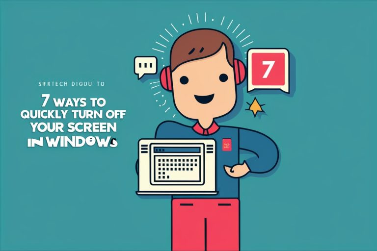 7 Ways to Quickly Turn Off Your Screen in Windows
