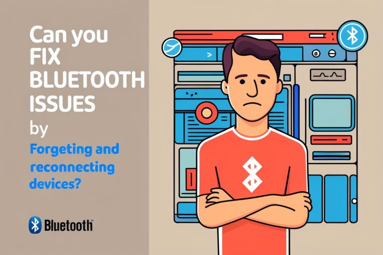 Can You Fix Bluetooth Issues by Forgetting and Reconnecting Devices?