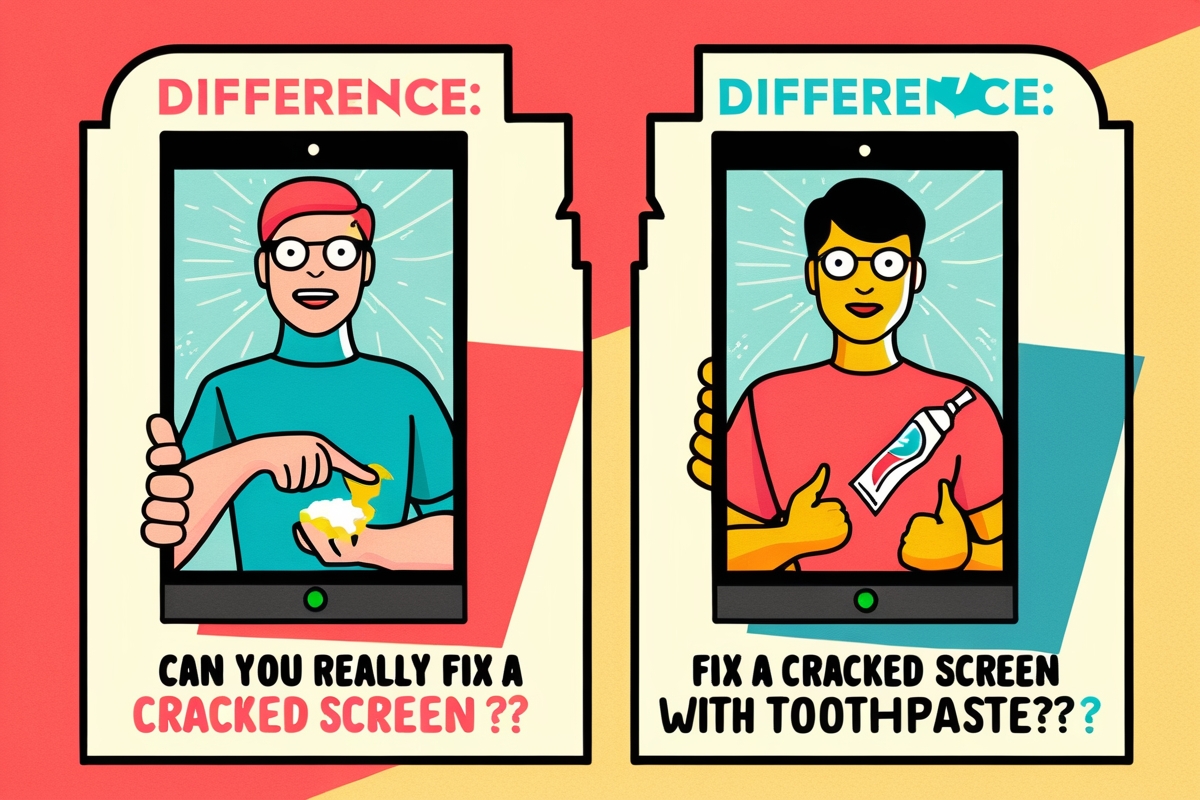 Can You Really Fix A Cracked Screen With Toothpaste?