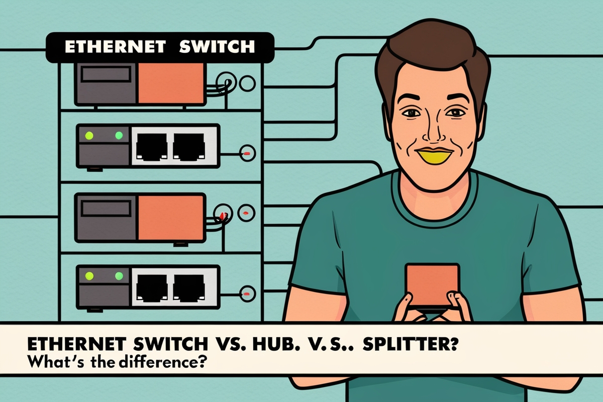 Switch Vs Hub Vs Splitter What's The Difference