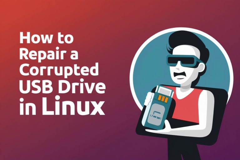 How to Repair a Corrupted USB Drive in Linux