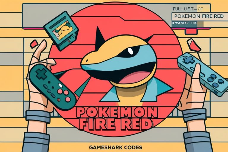 Full List Of Pokemon Fire Red Cheats (GameShark Codes)