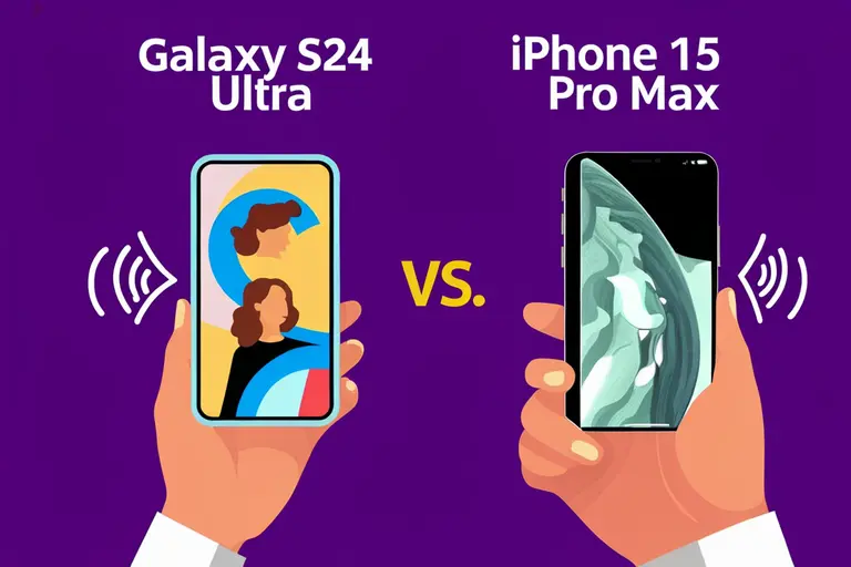 Galaxy S24 Ultra vs iPhone 15 Pro Max which has better wireless photo sharing