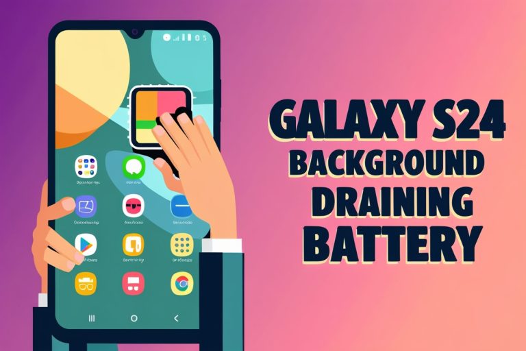 Galaxy S24 background apps draining battery