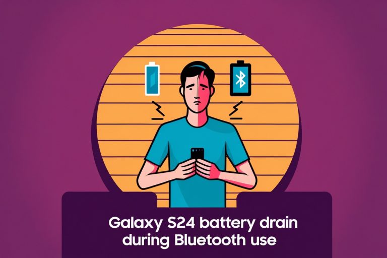 Galaxy S24 battery drain during Bluetooth use