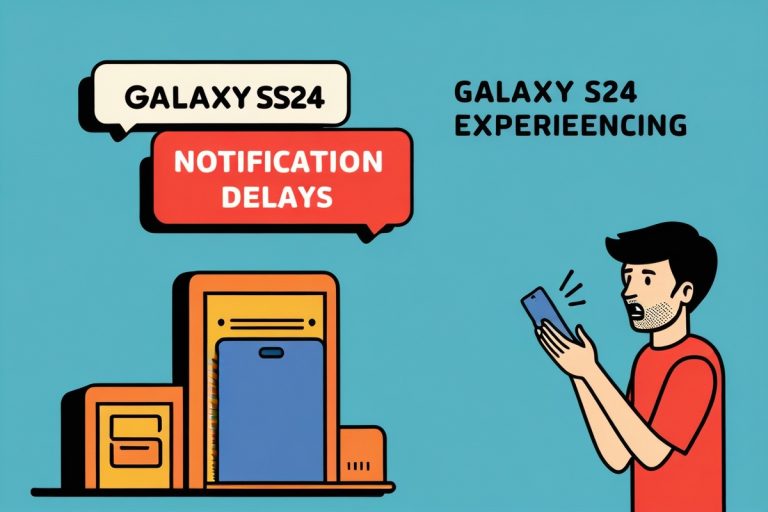 Galaxy S24 notification delays