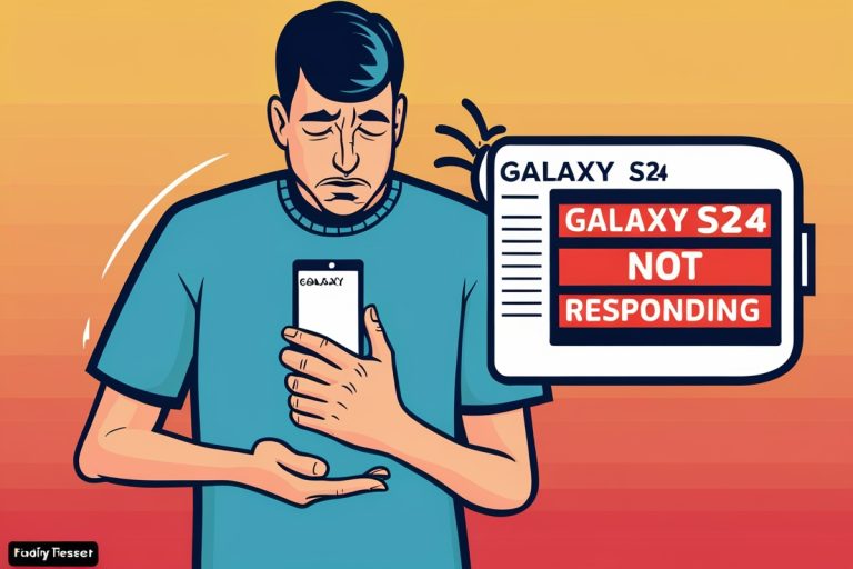 Galaxy S24 screen not responding