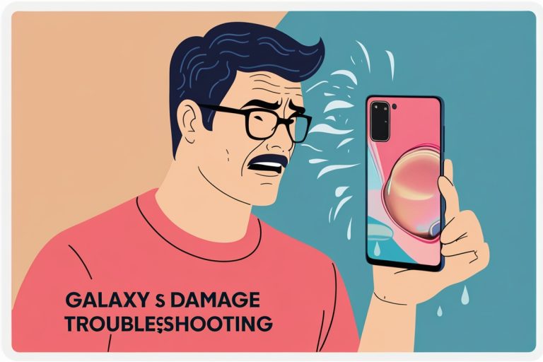 Galaxy S24 water damage troubleshooting