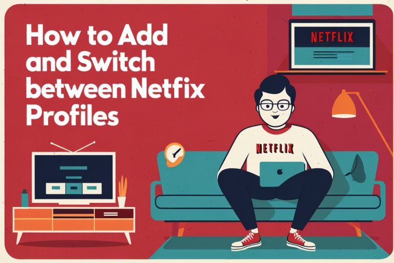 How to Add and Switch Between Netflix Profiles