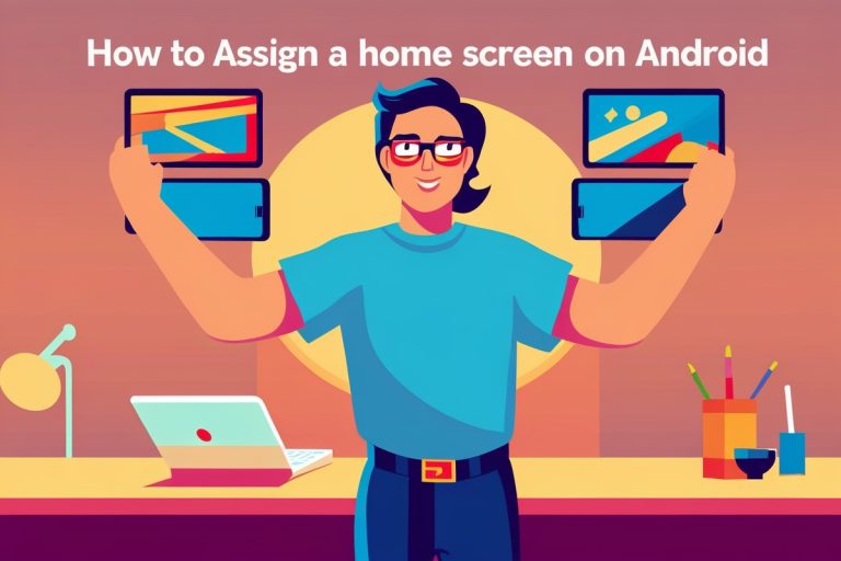 How to Assign a Home Screen on Android