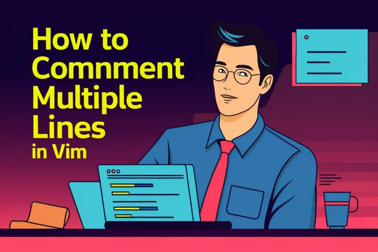 How to Comment Multiple Lines in Vim Editor