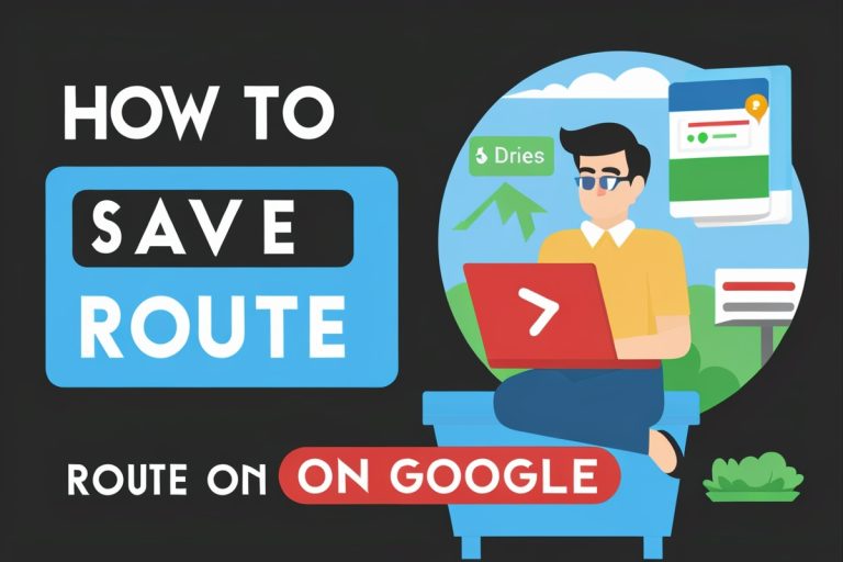 How to Save a Route on Google Maps