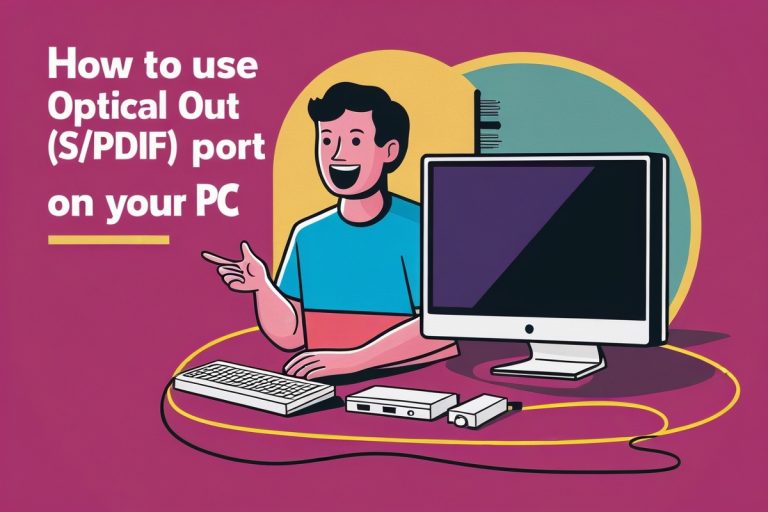 How to Use the Optical Out (S/PDIF) Port on Your PC