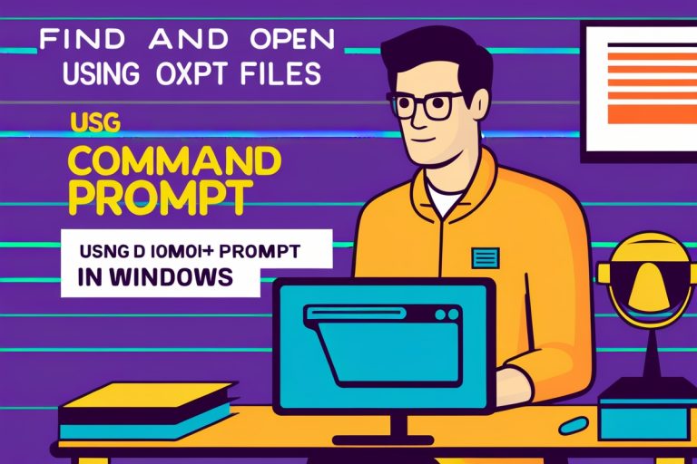 Find and Open Files Using Command Prompt in Windows
