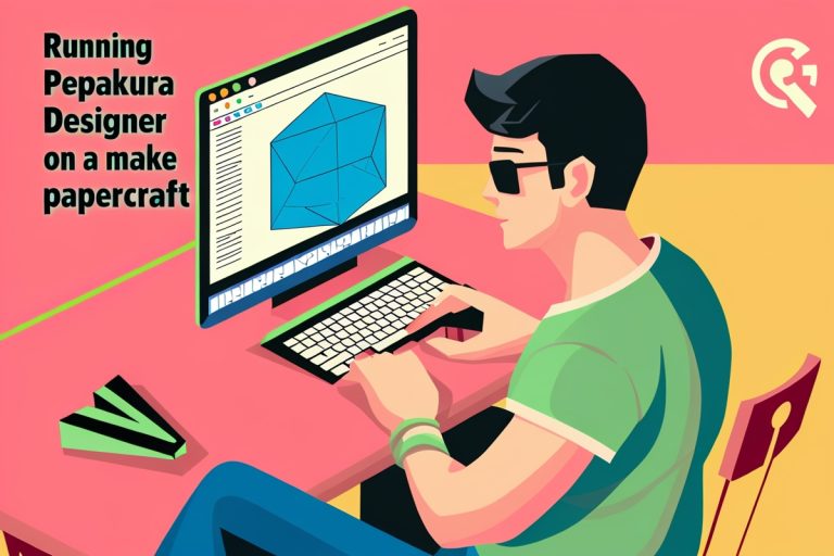 Running Pepakura Designer on a Mac to Make Papercraft
