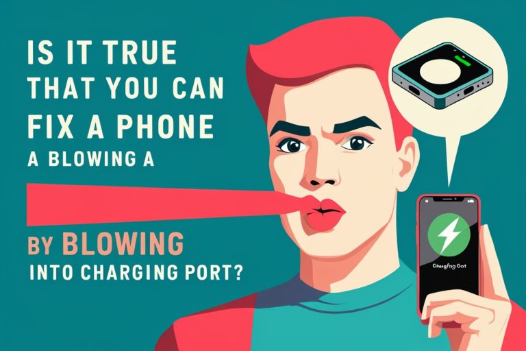 Is It True That You Can Fix a Phone by Blowing Into the Charging Port?