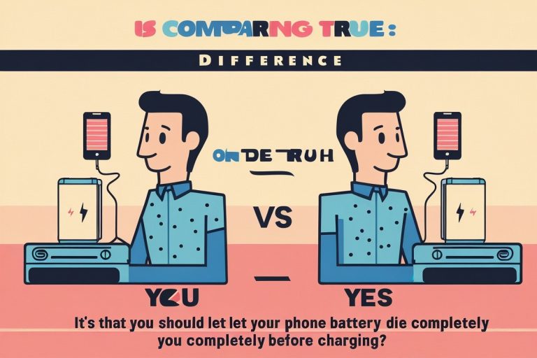 Is It True That You Should Let Your Phone Battery Die Completely Before Charging?
