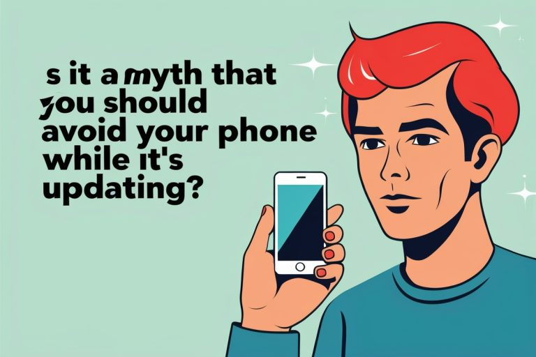 Is It a Myth That You Should Avoid Using Your Phone While It's Updating?