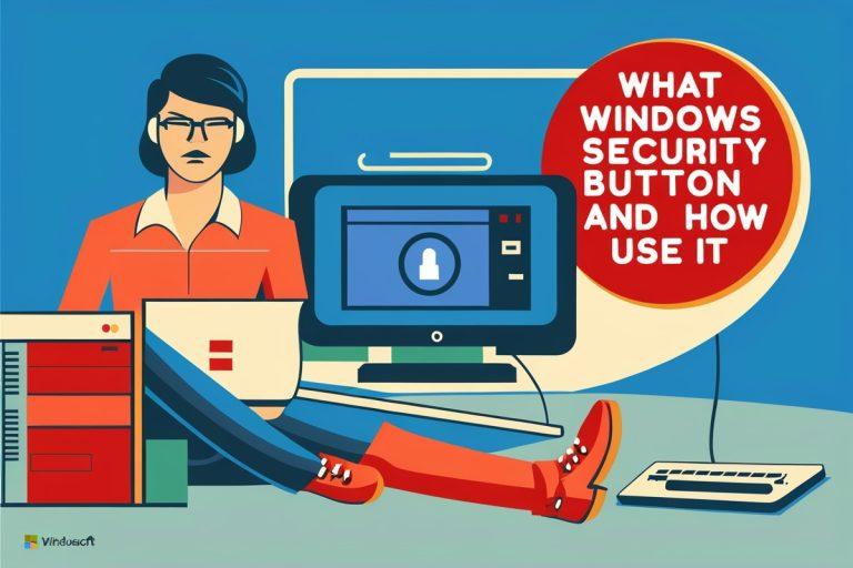 What the Windows Security Button Does and How to Use It