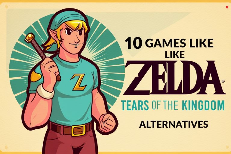 10 Games Like Zelda Tears Of The Kingdom - Alternatives