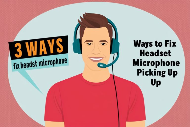 3 Ways to Fix Headset Microphone Picking Up ...