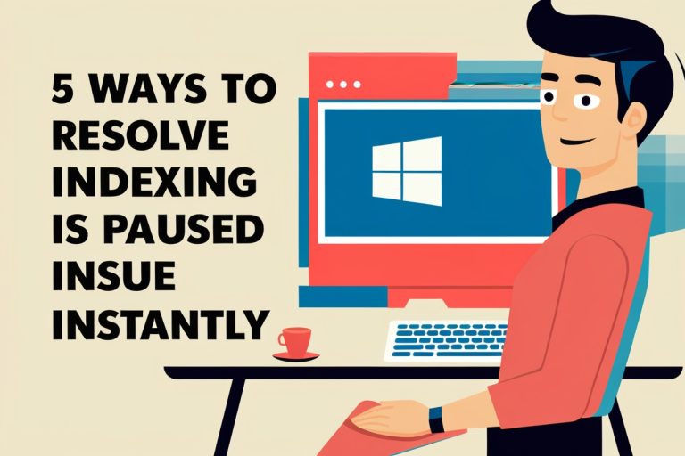 5 Ways to Resolve Windows Indexing Is Paused Issue Instantly
