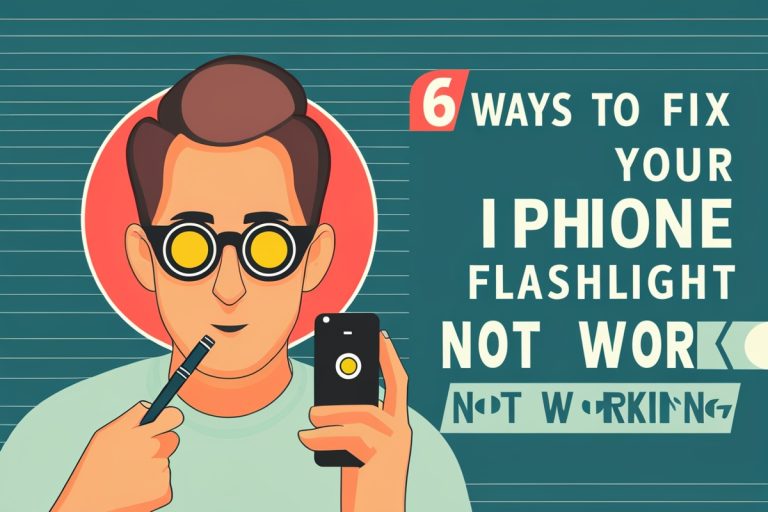 6 Ways To Fix Your IPhone Flashlight Not Working Issue