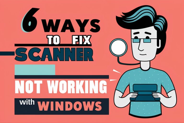 6 Ways to Fix Scanner Not Working with Windows