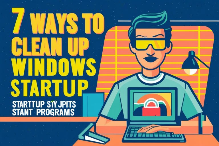 7 Ways to Clean Up Windows Startup Programs