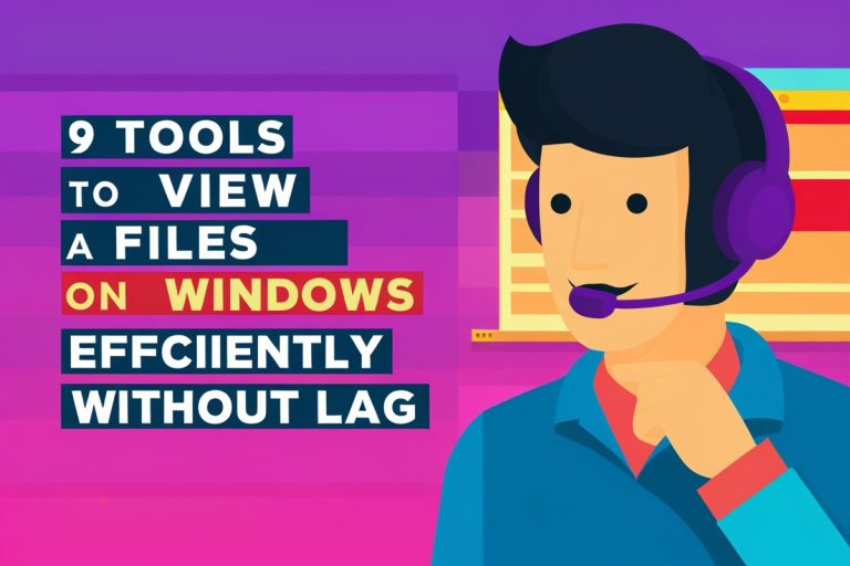 9 Tools to View Large Files on Windows Efficiently Without Lag