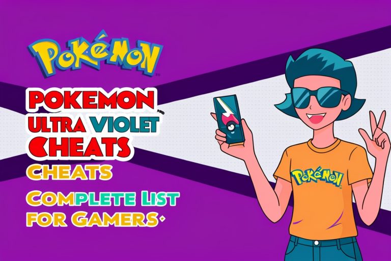 All Pokemon Ultra Violet Cheats Complete List For Gamers