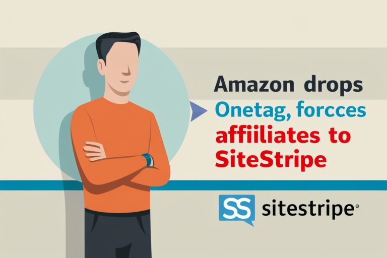 Amazon Drops OneTag, Forces Affiliates to Switch To SiteStripe