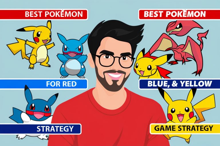 Best Pokemon Team for Red, Blue & Yellow Game Strategy