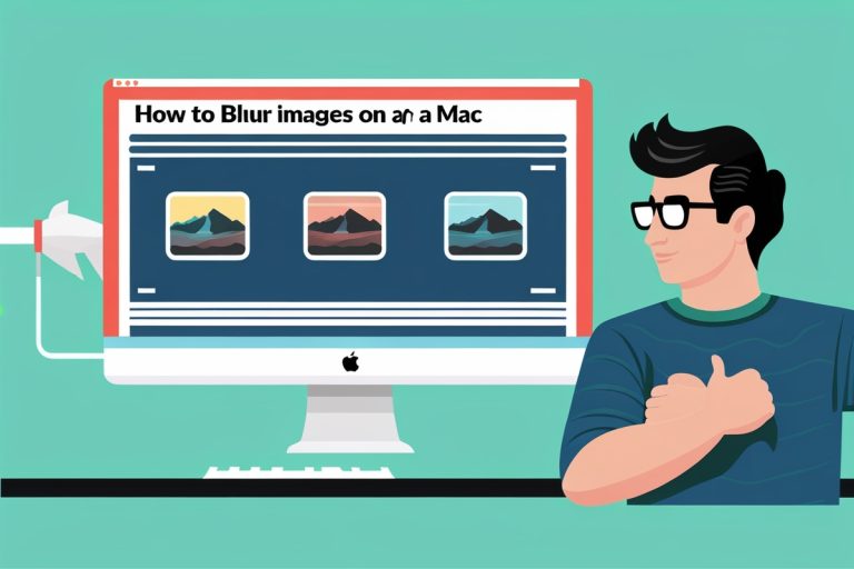 How to Blur Images on a Mac
