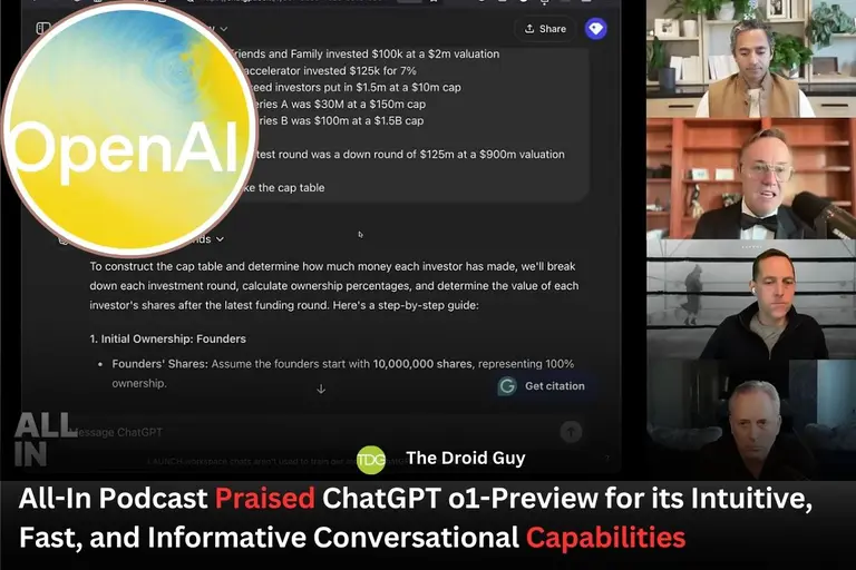 Jason Calacanis Praised ChatGPT O1-Preview For Its Intuitive, Fast, And Informative Conversational Capabilities on Latest All-In Podcast