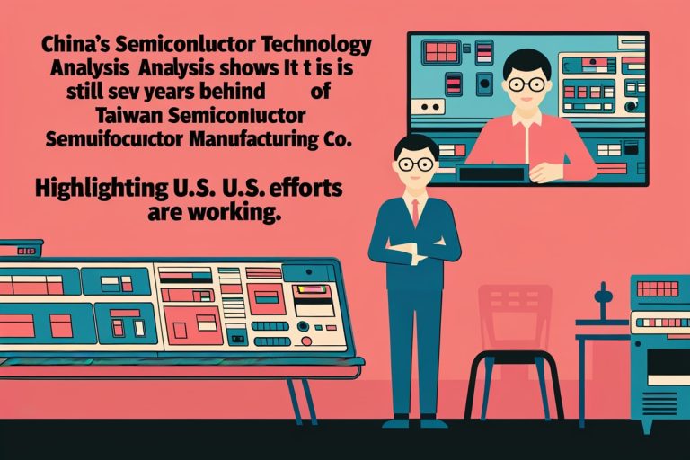 China's Semiconductor Technology Analysis Shows It Is Still Several Years Behind Taiwan Semiconductor Manufacturing Co., Highlighting U.S. Efforts Are Working