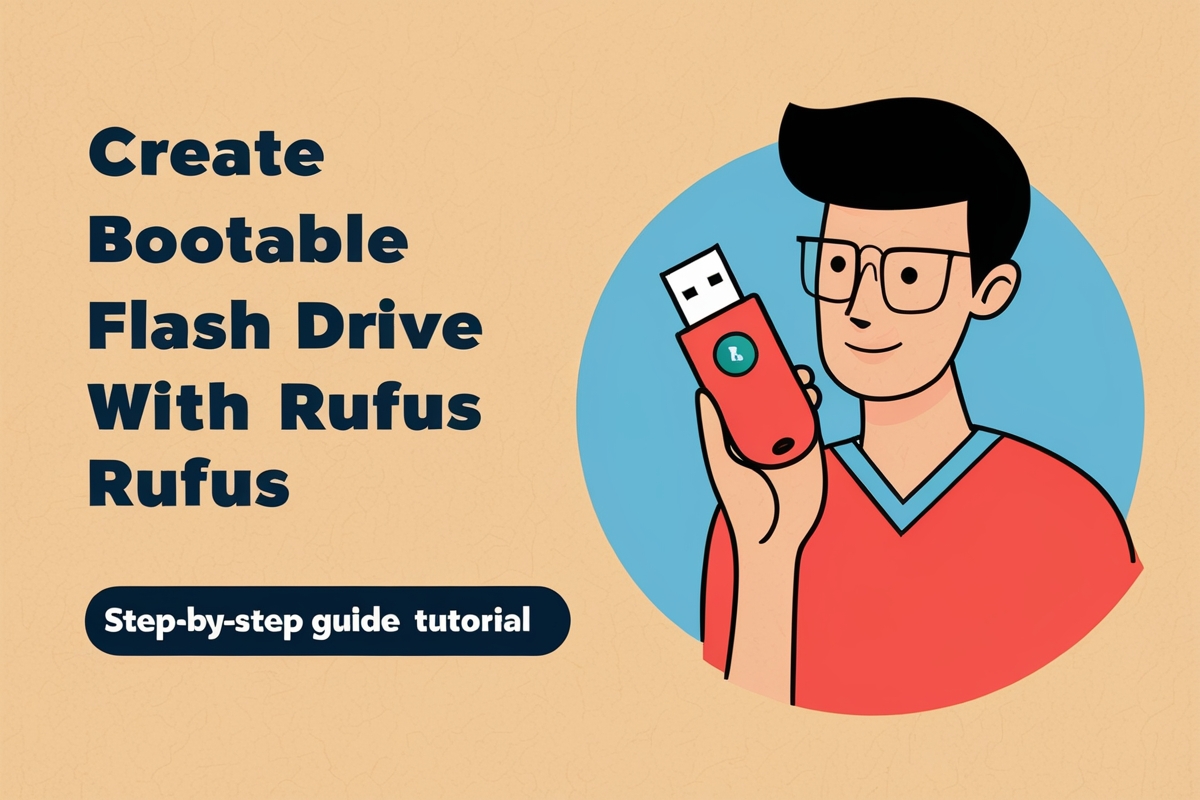 Create Bootable Flash Drive with Rufus: Step-by-Step Guide Tutorial