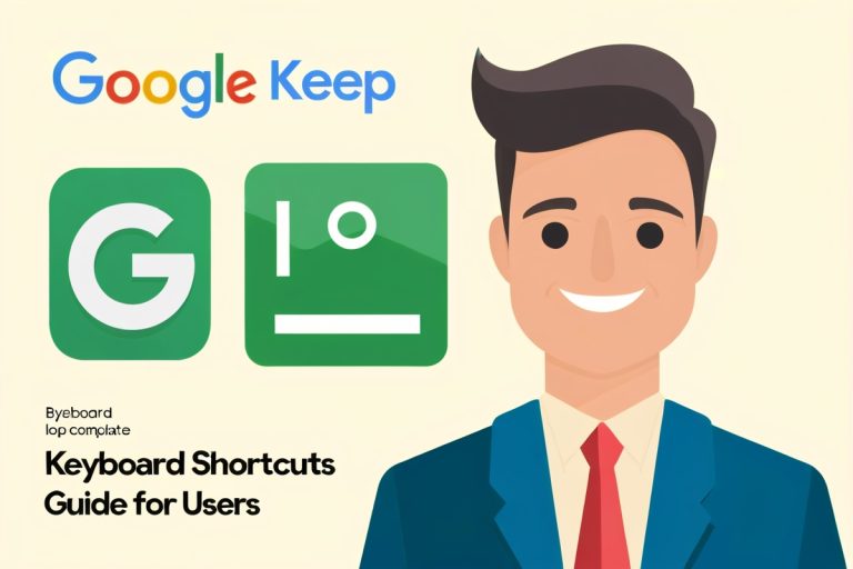 Google Keep and Google Tasks Keyboard Shortcuts Guide For Users