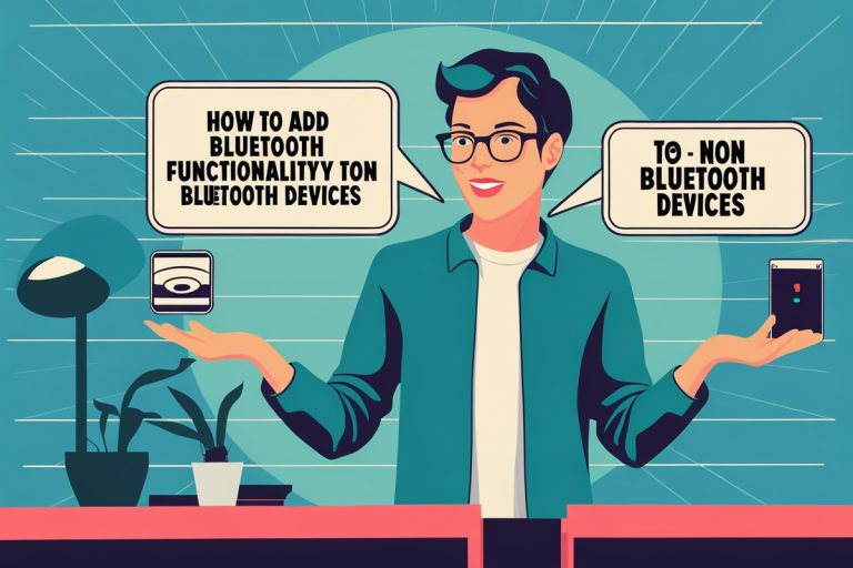 How To Add Bluetooth Functionality To Non Bluetooth Devices