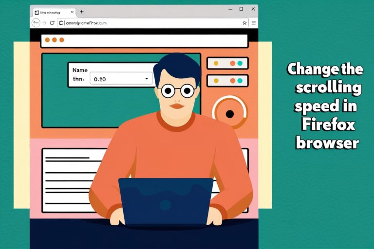 How To Change The Scrolling Speed In Firefox Browser